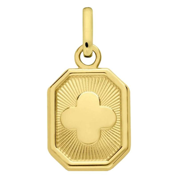 Médaille Mini Octogonale Croix en Or Jaune 750