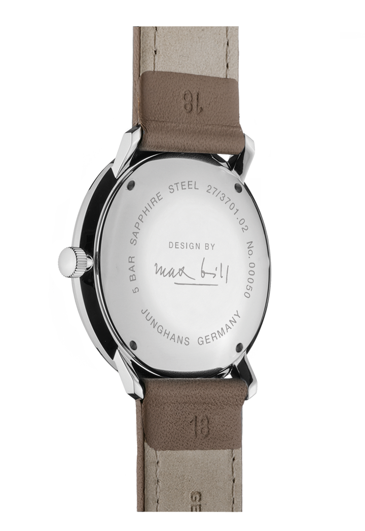 Montre Max Bill  Handaufzug 027/3701.02 - Montre - Junghans - Les Champs d'Or