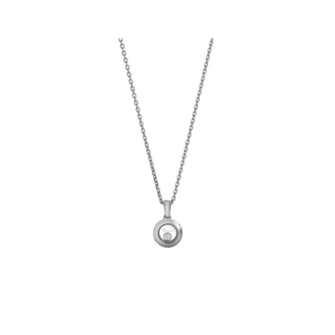 Pendentif Happy Diamonds Icons Or Blanc 79A017-1001 - Chopard Joaillerie - Pendentif - Les Champs d'Or