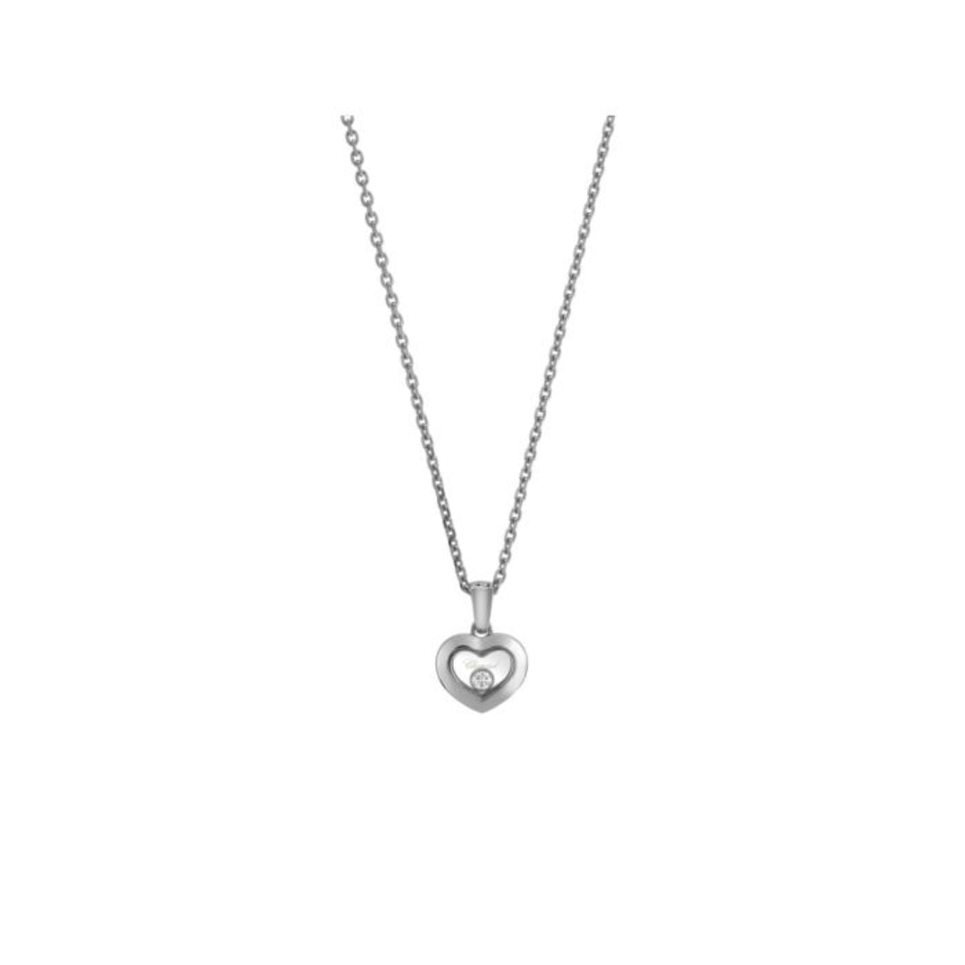 Pendentif Happy Diamonds Icons Or Blanc 79A054-1001 - Chopard Joaillerie - Pendentif - Les Champs d'Or