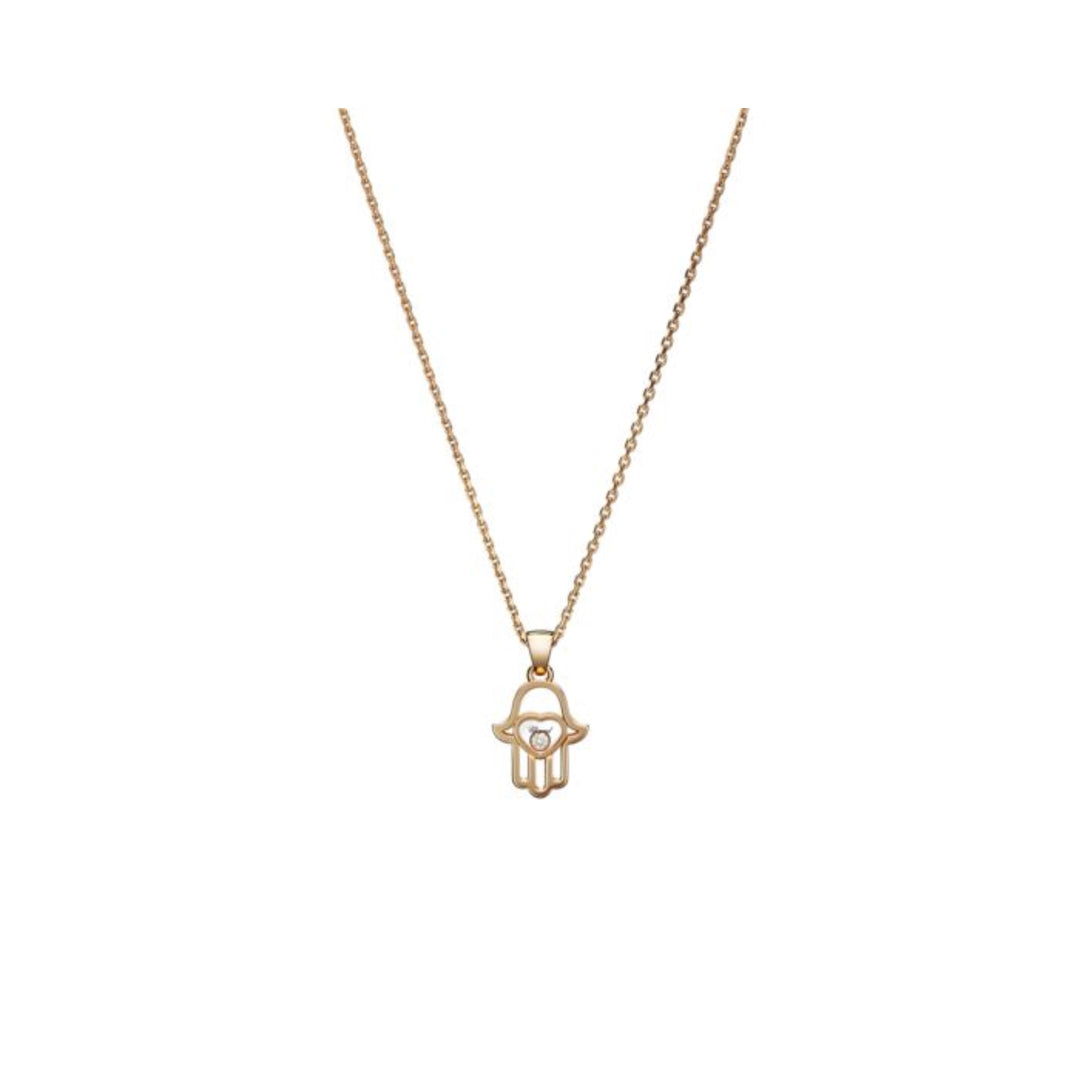 Pendentif Happy Diamonds Icons Or Rose Main de Fatma 797864-5001 - Chopard Joaillerie - Pendentif - Les Champs d'Or