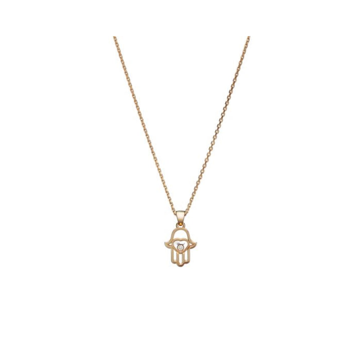 Pendentif Happy Diamonds Icons Or Rose Main de Fatma 797864-5001 - Chopard Joaillerie - Pendentif - Les Champs d'Or