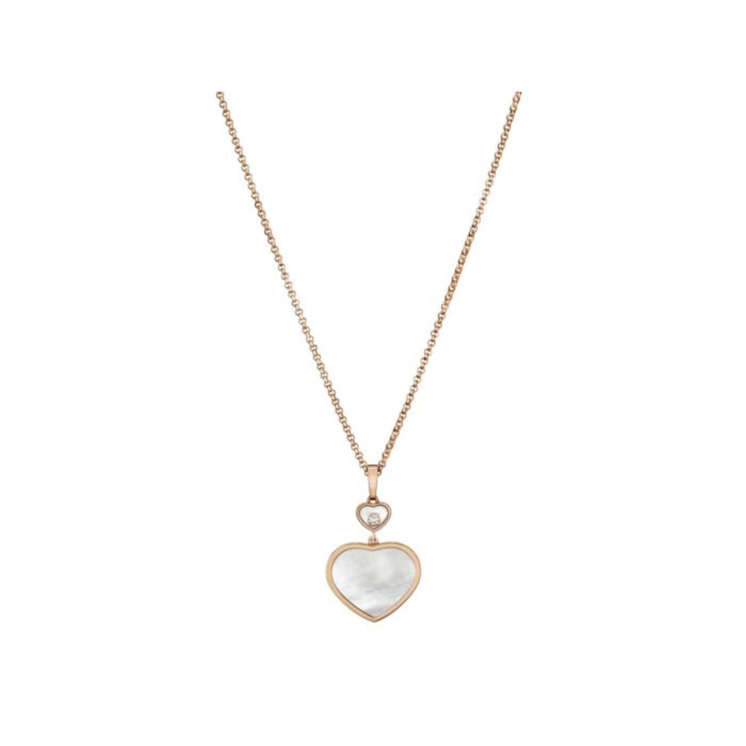 Pendentif Happy Hearts en Or Rose et Nacre 797482-5301 - Chopard Joaillerie - Pendentif - Les Champs d'Or