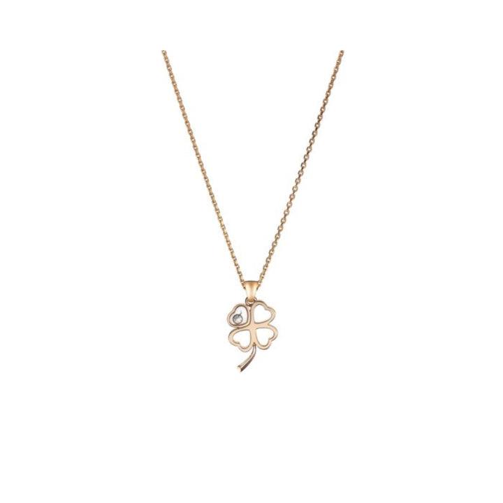 Pendentif Happy Diamonds Icons Or Rose Trèfle 797862-5001 - Chopard Joaillerie - Pendentif - Les Champs d'Or