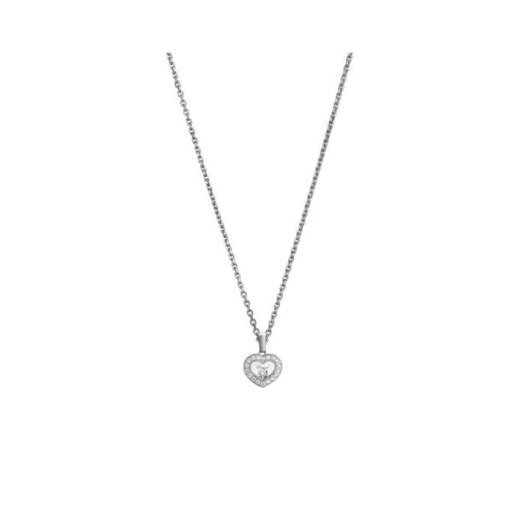 Pendentif Happy Diamonds Icons Or Blanc 79A054-1201 - Chopard Joaillerie - Pendentif - Les Champs d'Or