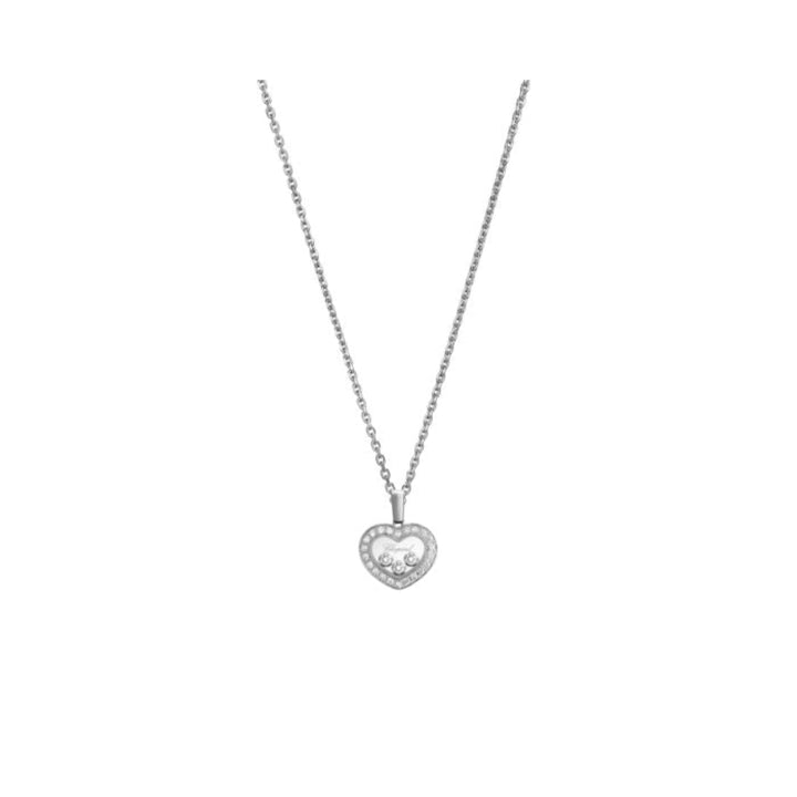 Pendentif Happy Diamonds Icons Or blanc 79A611-1201 - Chopard Joaillerie - Pendentif - Les Champs d'Or
