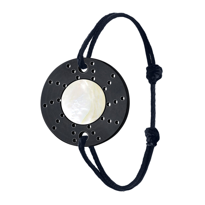 Bracelet Brake Pierre Titane Noir Nacre - B.R.M Bijoux  - Bracelet - Les Champs d'Or