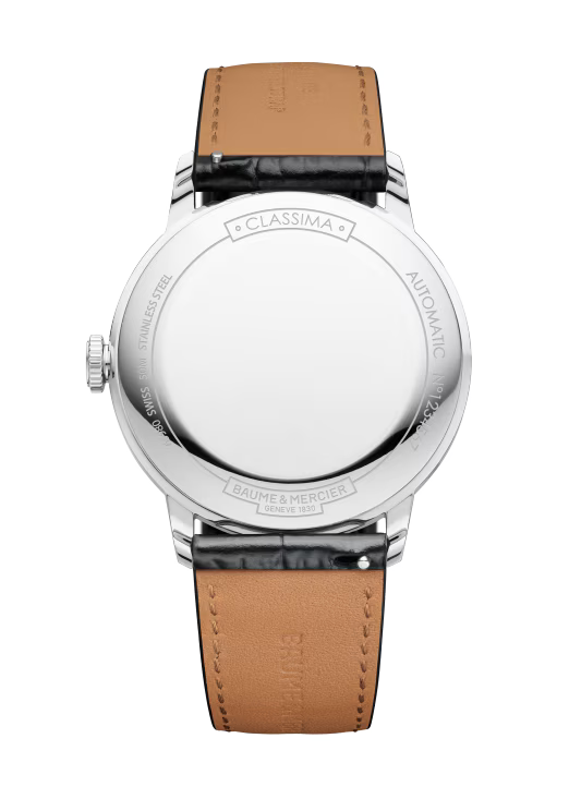 Baume & Mercier Classima M0A10874 – Automatique 40mm Acier / Alligator Noir