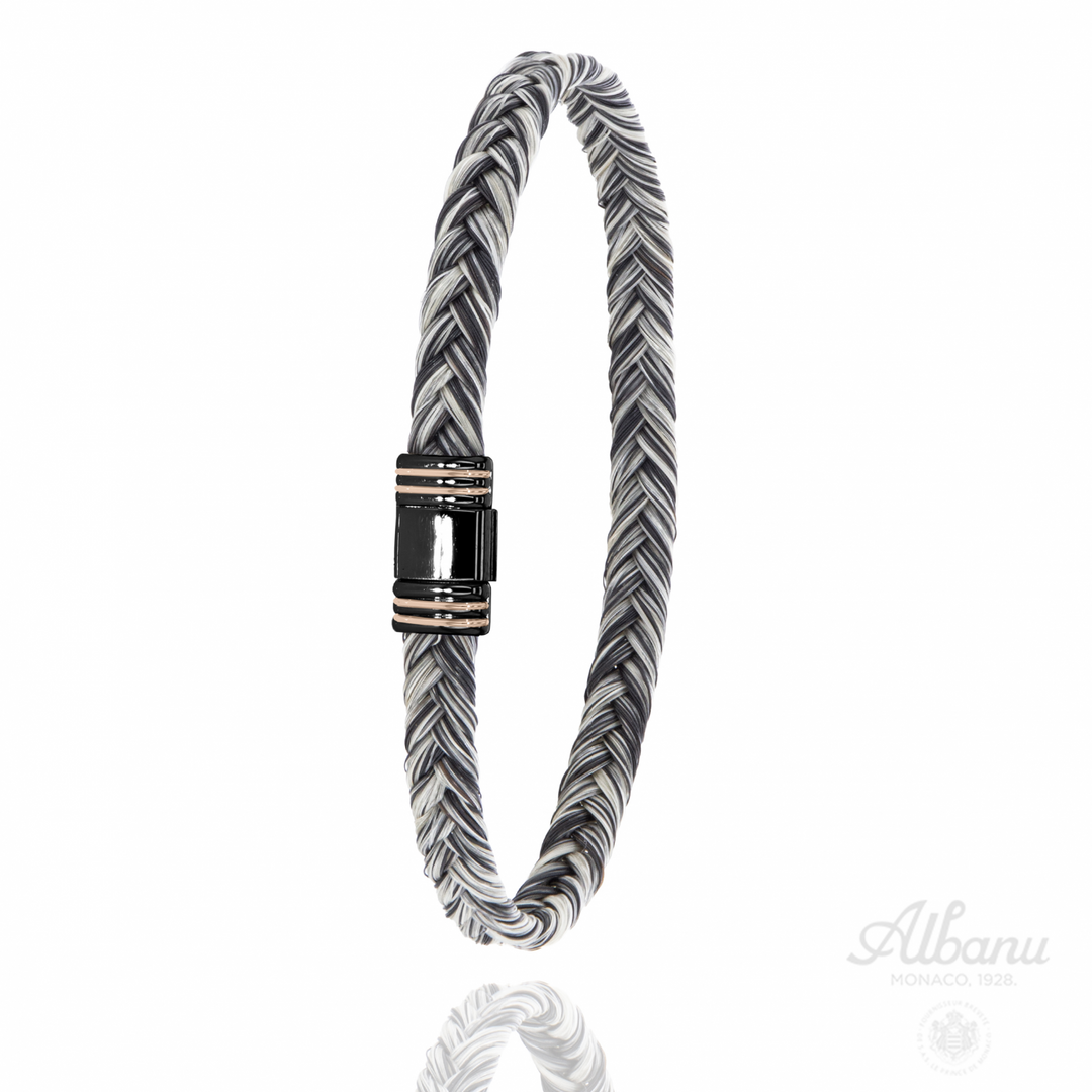 Bracelet Albanu Monaco Cheval - 615N CHB OR ROSE - Albanu  - Bracelet - Les Champs d'Or