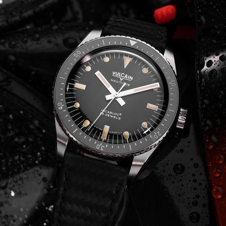 Montre SkinDiver Black - Vulcain - Montre - Les Champs d'Or