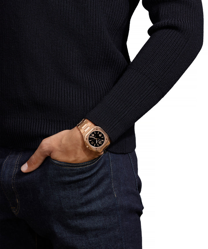 Bell & Ross - BR 05 Gold Bracelet Or Rose - Les Champs d'Or