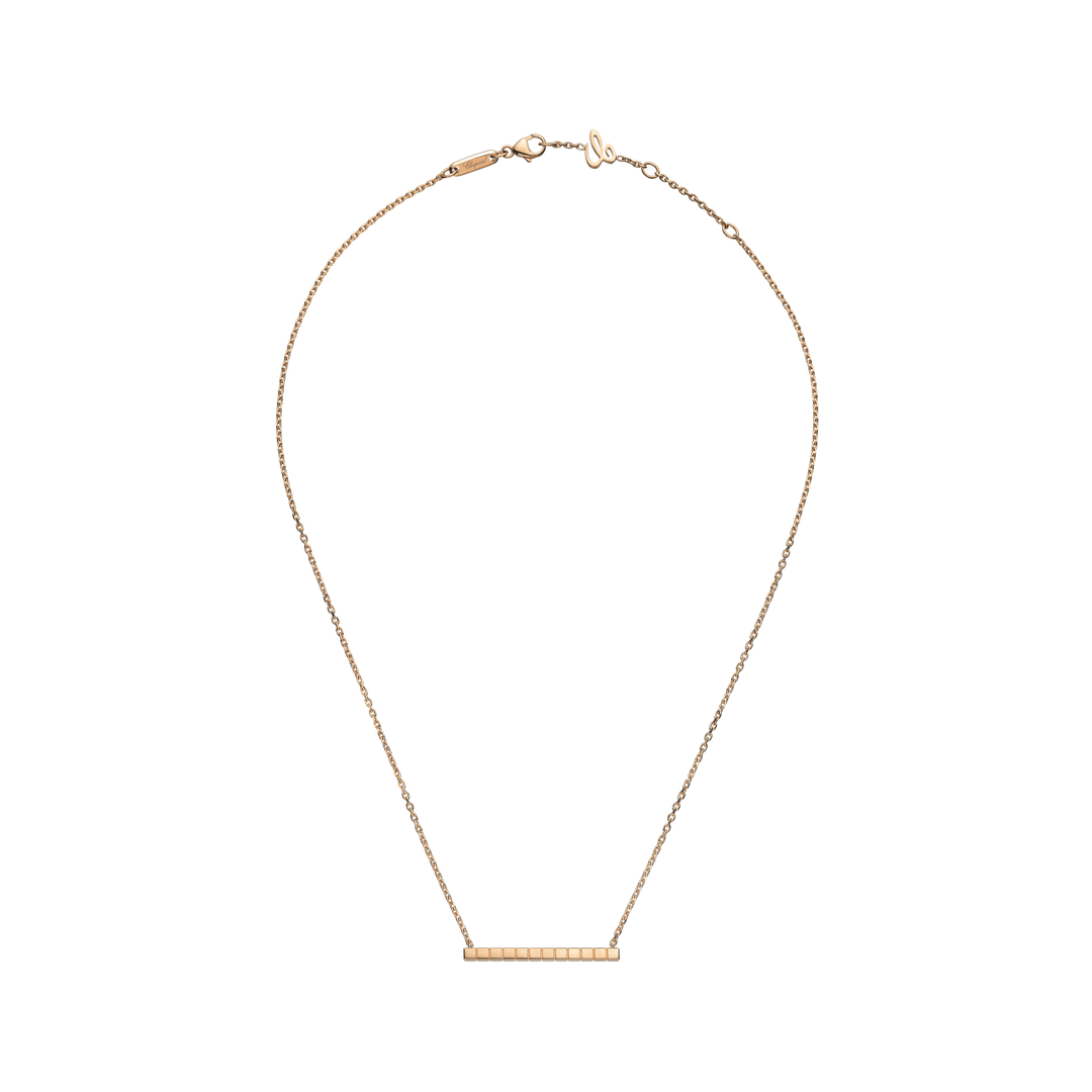 Collier Ice Cube Pure Or Rose 817702-5001 - Chopard Joaillerie - Collier - Les Champs d'Or