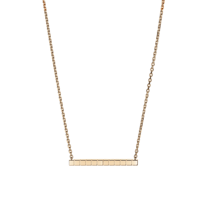 Collier Ice Cube Pure Or Rose Semi Sertis 817702-5002 - Chopard Joaillerie - Collier - Les Champs d'Or