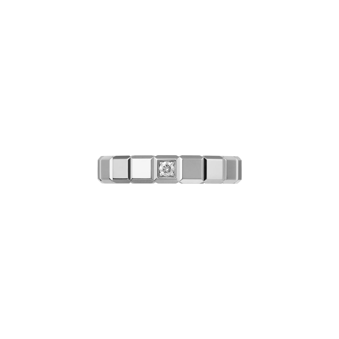 Bague Ice Cube Or Blanc 823789-1110 - Chopard Joaillerie - Bagues - Les Champs d'Or