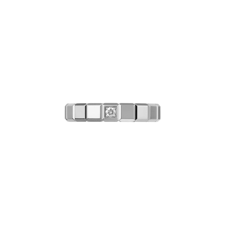 Bague Ice Cube Or Blanc 823789-1110 - Chopard Joaillerie - Bagues - Les Champs d'Or