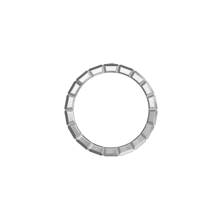 Bague Ice Cube Or Blanc 823789-1110 - Chopard Joaillerie - Bagues - Les Champs d'Or