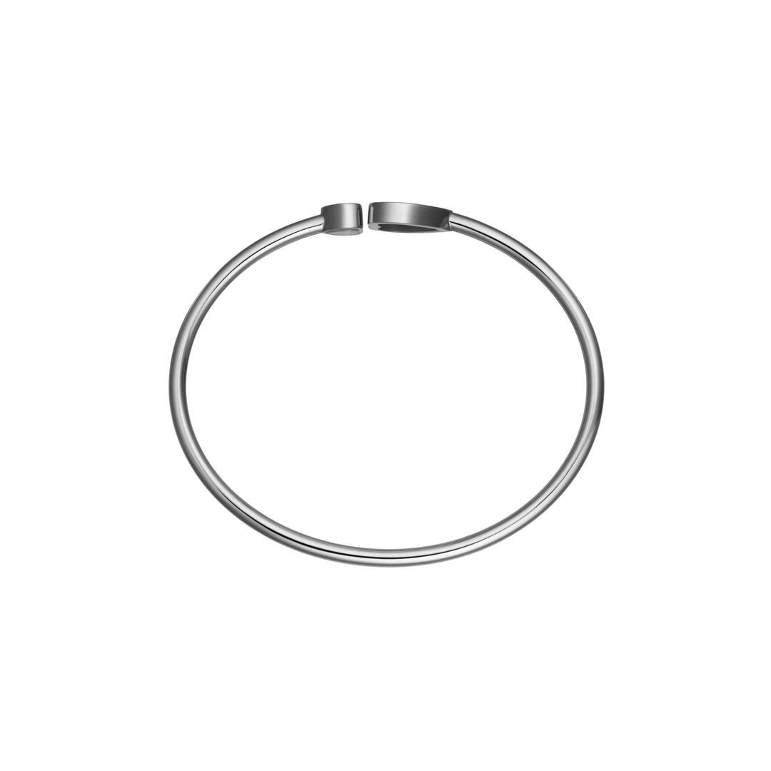 Bracelet Jonc Happy Hearts Or Blanc Nacre 857482-1303 - Bracelet - Chopard Joaillerie - Les Champs d'Or