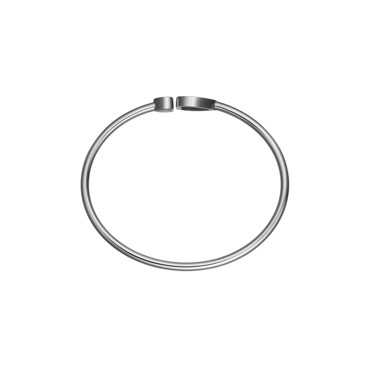 Bracelet Jonc Happy Hearts Or Blanc Pierre Turquoise Taille M 857482-1403 - Bracelet - Chopard Joaillerie - Les Champs d'Or