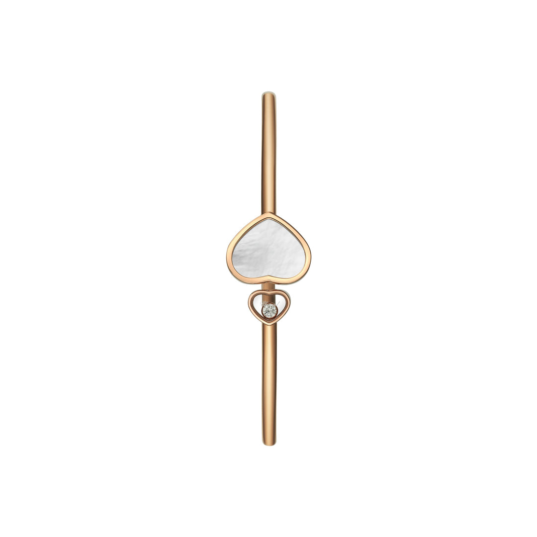 Bracelet Jonc Happy Hearts en Or Rose et Nacre 857482-5302 - Bracelet - Chopard Joaillerie - Les Champs d'Or