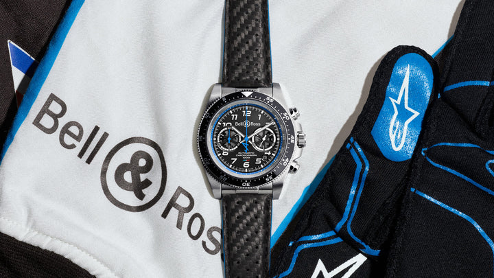 Bell & Ross - BRV3-94 A521 Alpine Edition Limitée Bracelet Cuir - Les Champs d'Or