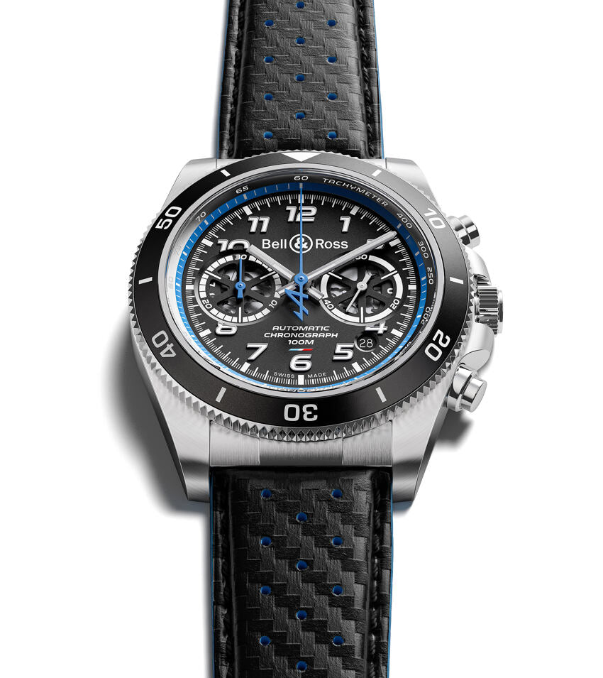 Bell & Ross - BRV3-94 A521 Alpine Edition Limitée Bracelet Cuir - Les Champs d'Or