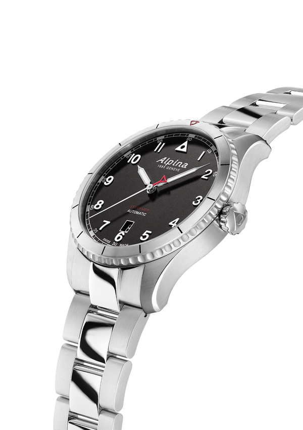Alpina - Montre Startimer Pilot Automatic Stainless Steel 41 MM - Les Champs d'Or