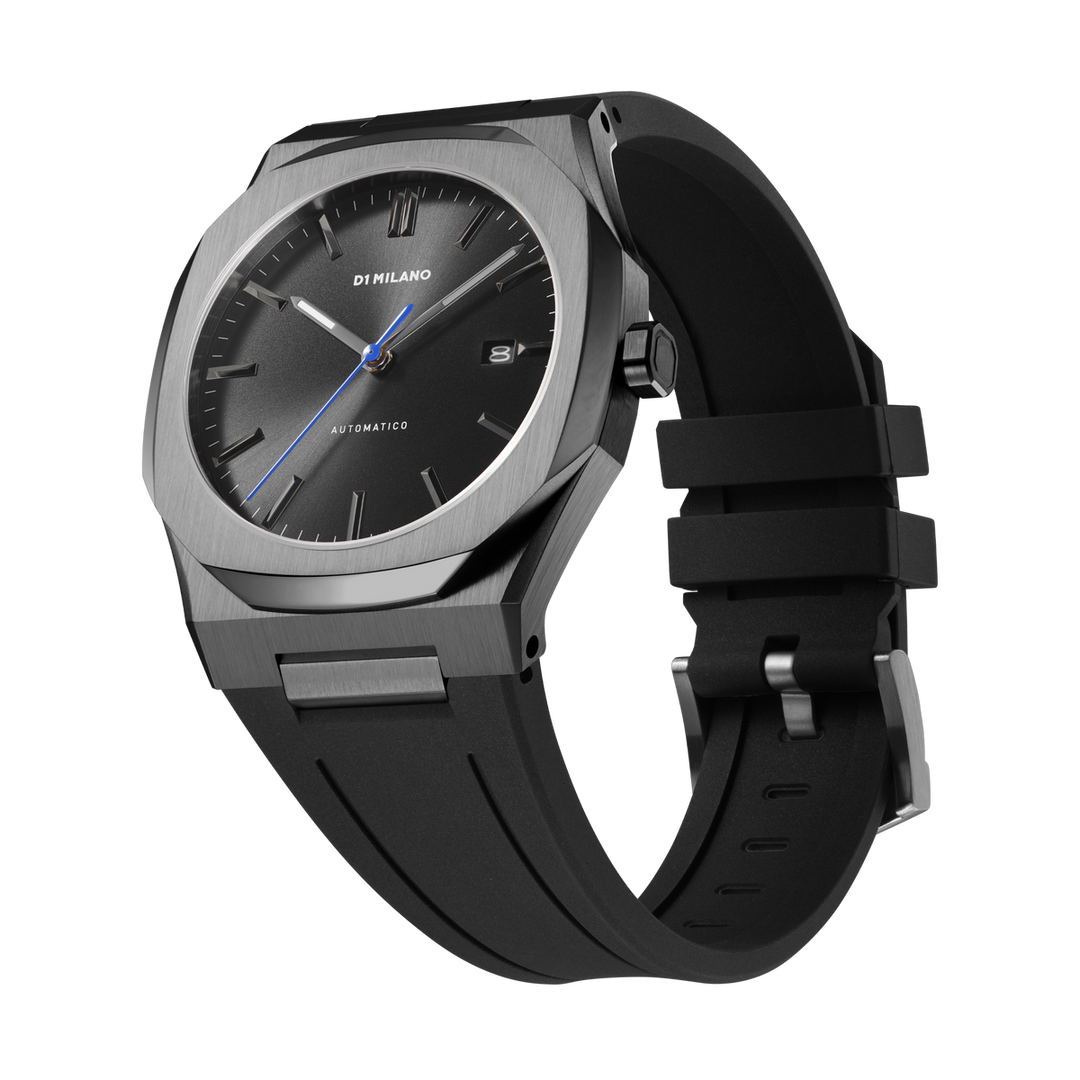 Montre Automatico Retro Blue - Les Champs d'Or D1 Milano   Montre