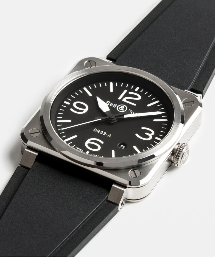 Montre BR 03 Black Steel -  - Bell & Ross - Montre - Les Champs d'Or