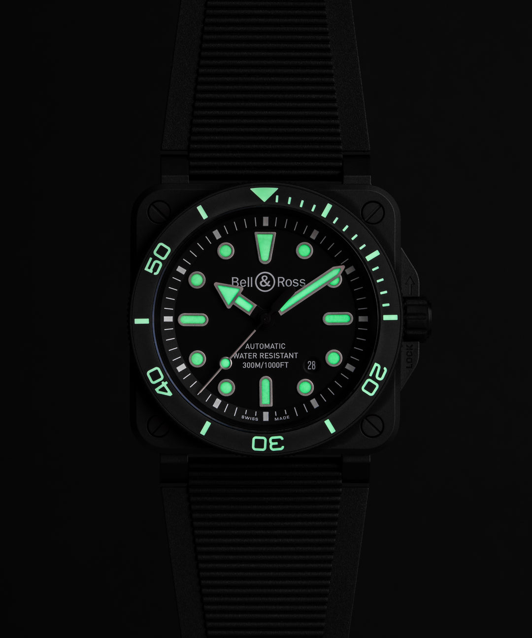 Montre BR 03-92 Diver Black Matte Ceramic