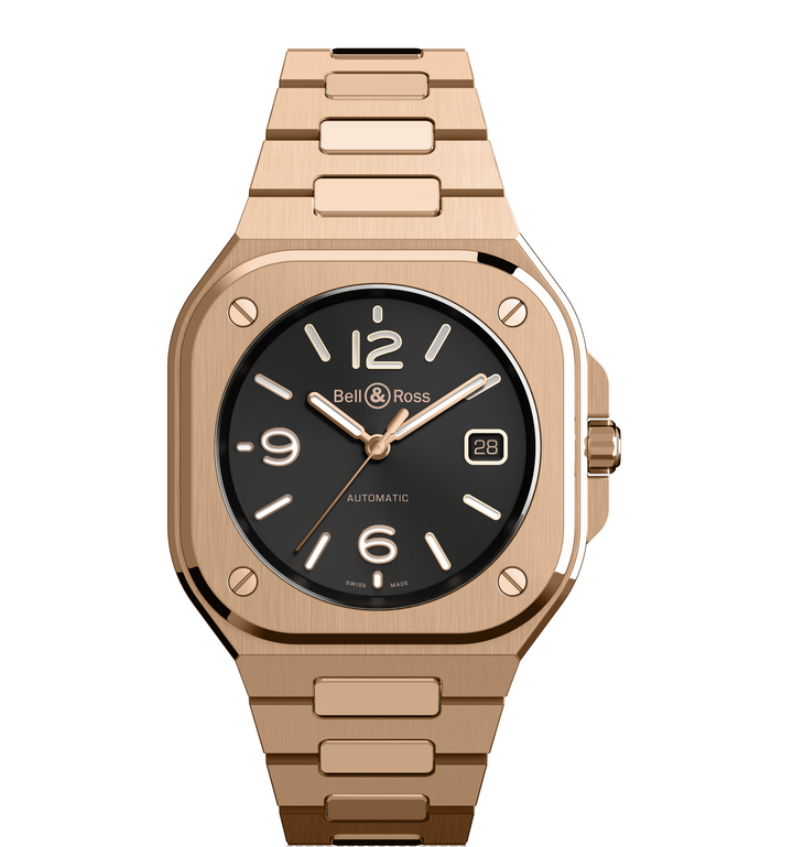 Montre BR 05 Gold Bracelet Or Rose - Montre - Bell & Ross - Les Champs d'Or