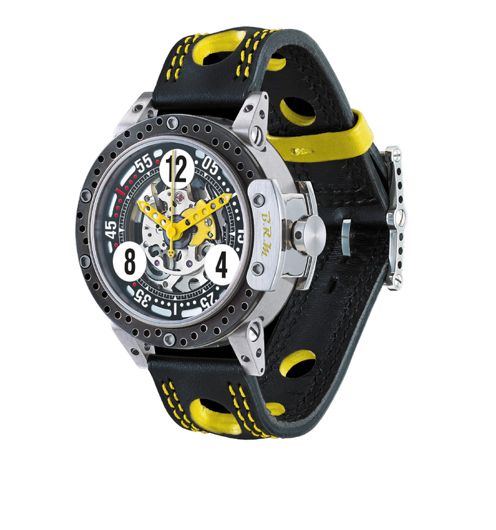 Montre DDF6-46 Squelette Aiguilles Jaune - Montre - B.R.M - Les Champs d'Or