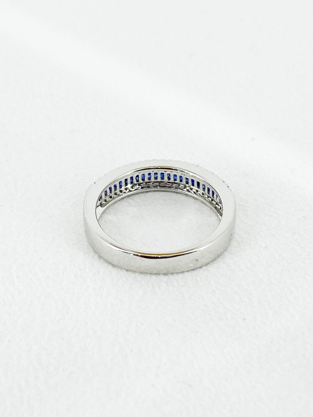 Bague Diamant et Saphir Bleu -  - Sublime Diamant - Bagues - Les Champs d'Or