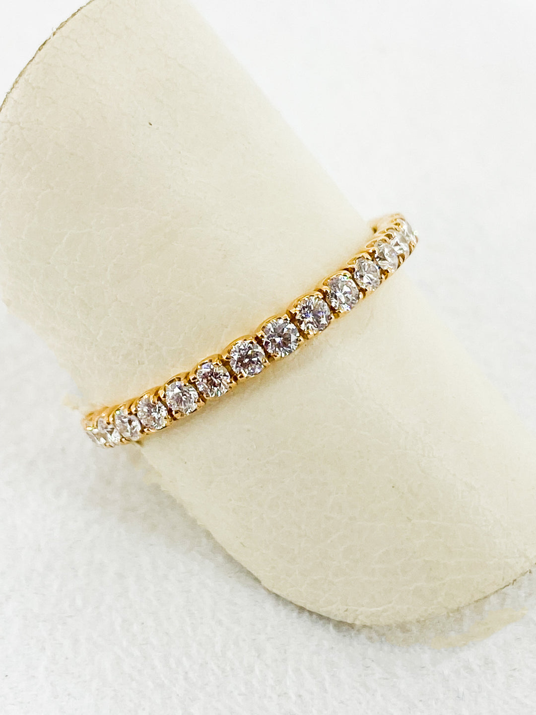 Bague de fiançailles Sertis de Diamant en Or Jaune Taille 53 -  - Sublime Diamant - Bagues - Les Champs d'Or