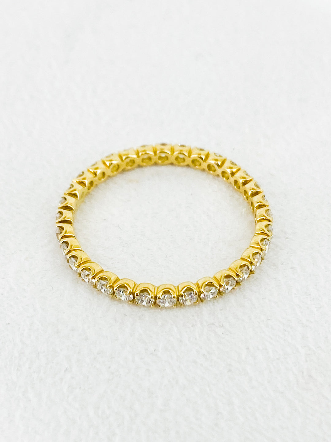 Alliance  Sertis de Diamant en Or Jaune - Sublime Diamant - Bagues - Les Champs d'Or