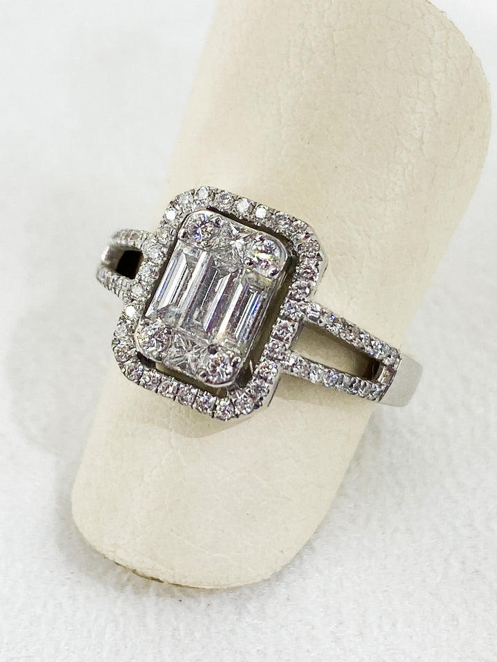 Bague Halo Sertis De Diamant -  - Purity Jewelry - Bagues - Les Champs d'Or