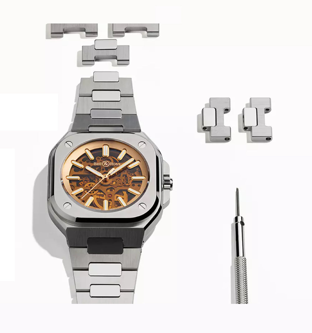 Montre BR 05 Skeleton Golden Acier -  - Bell & Ross - Montre - Les Champs d'Or