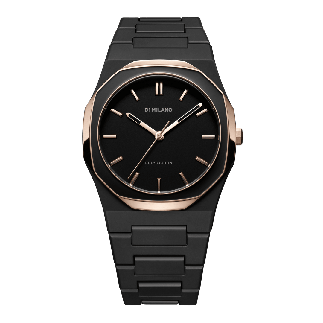 Montre Polycarbon Black Mesh - D1 Milano - Montre - Les Champs d'Or