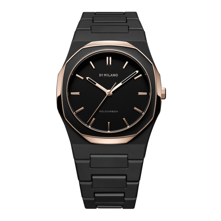 Montre Polycarbon Black Mesh - D1 Milano - Montre - Les Champs d'Or