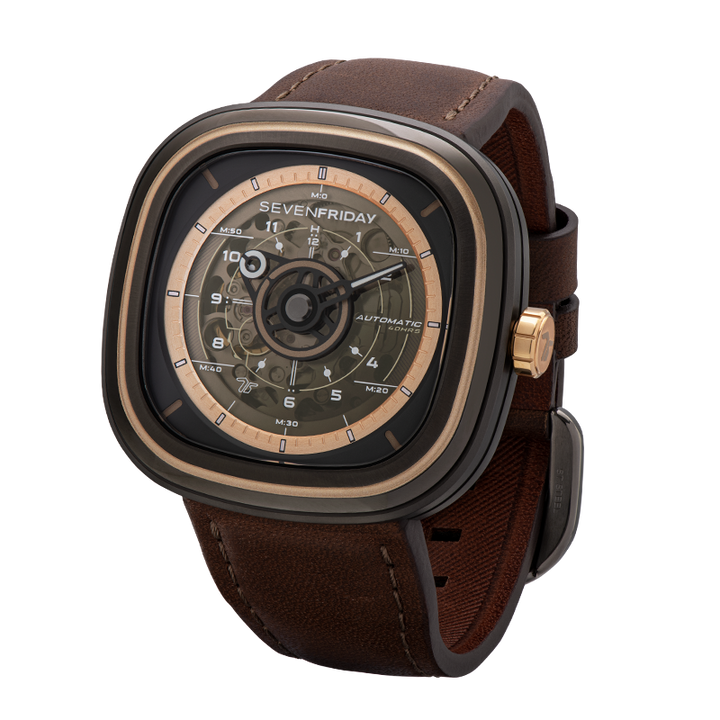 SevenFriday T2/03 Brown-T - vue 3