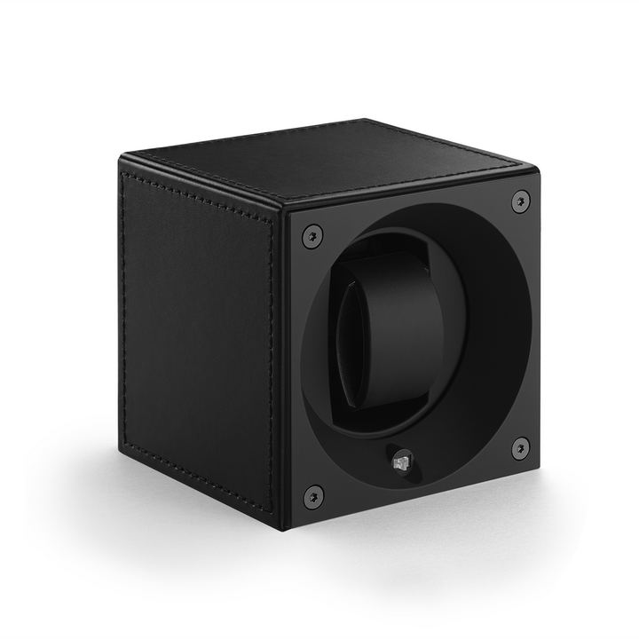 MasterBox Cuir noir / coutures noir - SwissKubik - Les Champs d'Or