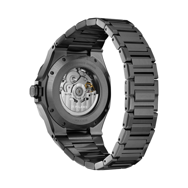 Montre Skeleton Gun Metal - Montre - D1 Milano - Les Champs d'Or