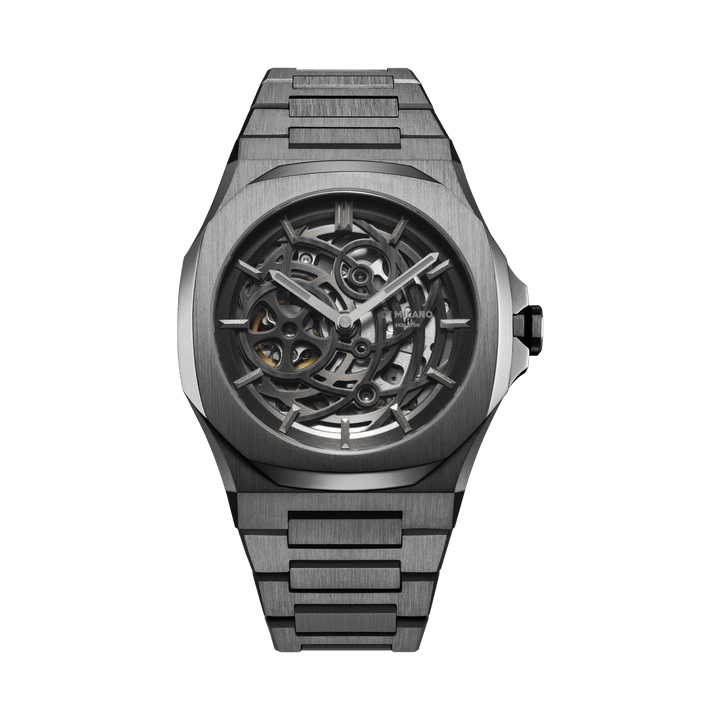 Montre Skeleton Gun Metal - Montre - D1 Milano - Les Champs d'Or