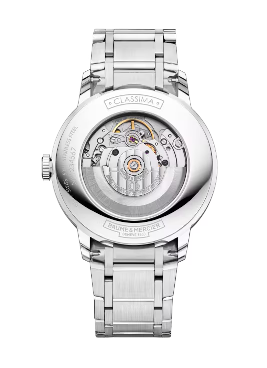 Baume & Mercier Classima M0A10854 – Automatique 40mm Bracelet Acier Cadran Blanc
