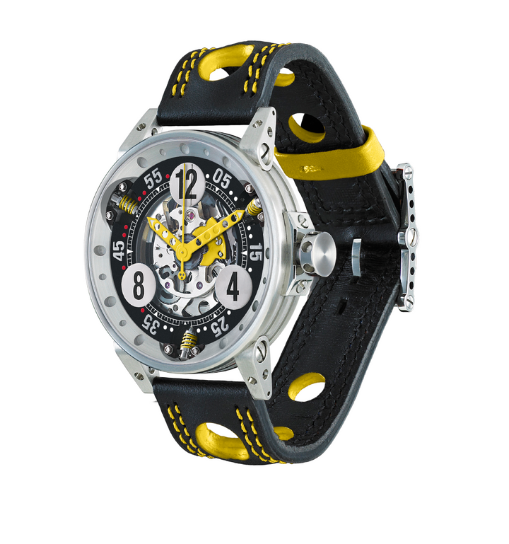 Montre V6-44-SA-SQ Aiguilles Jaune - Montre - B.R.M - Les Champs d'Or