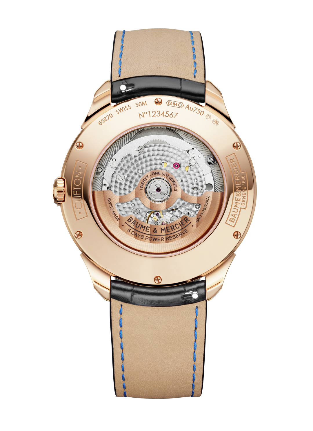 Montre Clifton Baumatic Automatique 10583 - Baume & Mercier - Les Champs d'Or