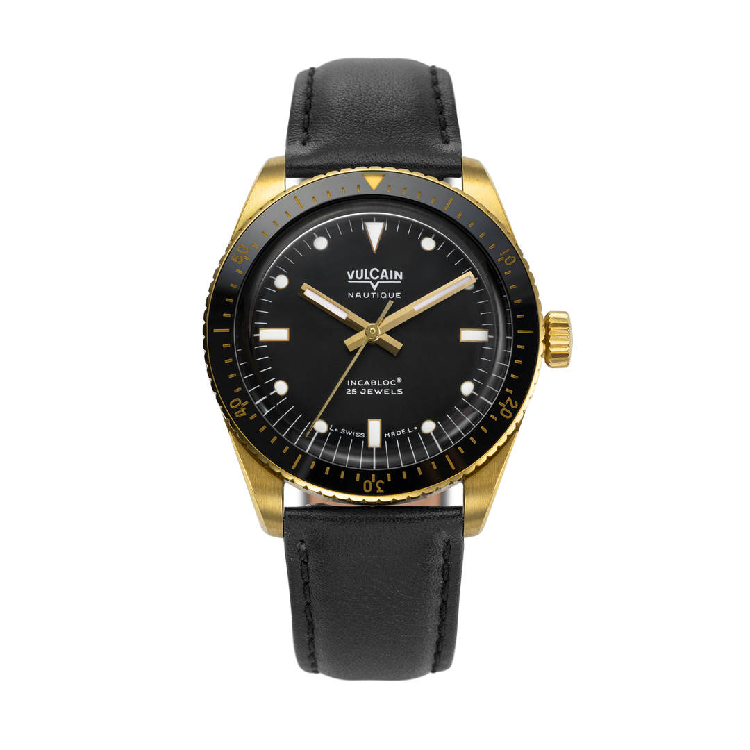 Montre Skindiver Nautique - Gold & Black
