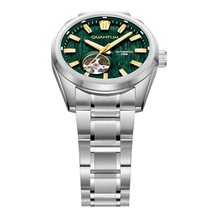 Quantum Flow Open Heart Automatique 41mm cadran vert — QMG1192B.370
