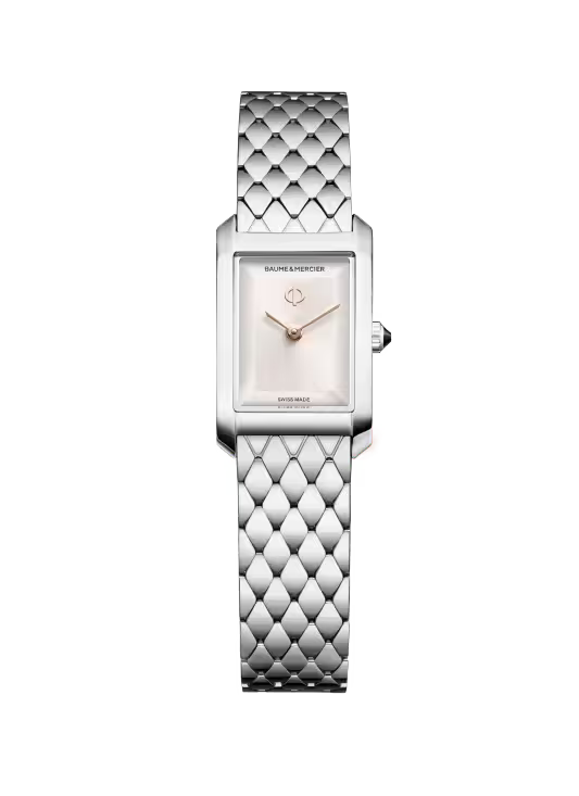 Baume & Mercier Hampton M0A10860 – Quartz XS 28x17mm Bracelet Losange Acier