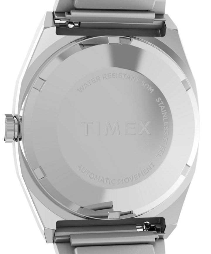 Timex E-Line 1983 blanc - angle D