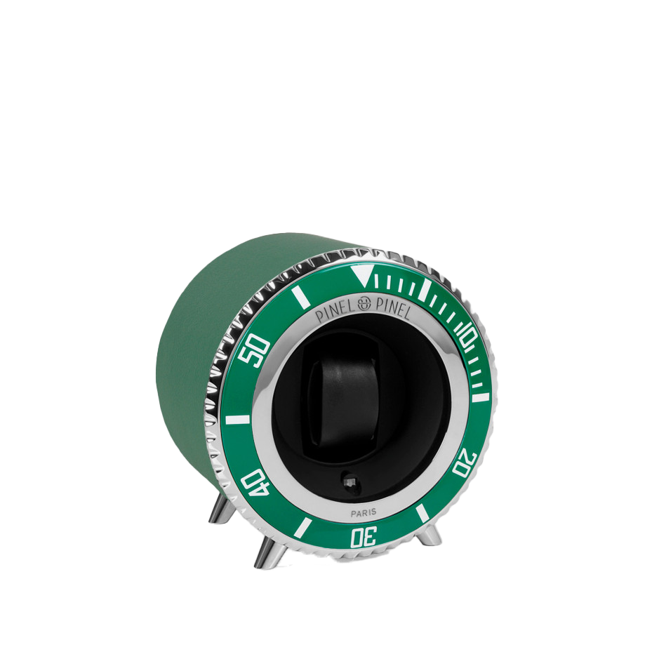 Twin Sub Green/Silver Cuir - Pinel & Pinel - Les Champs d'Or